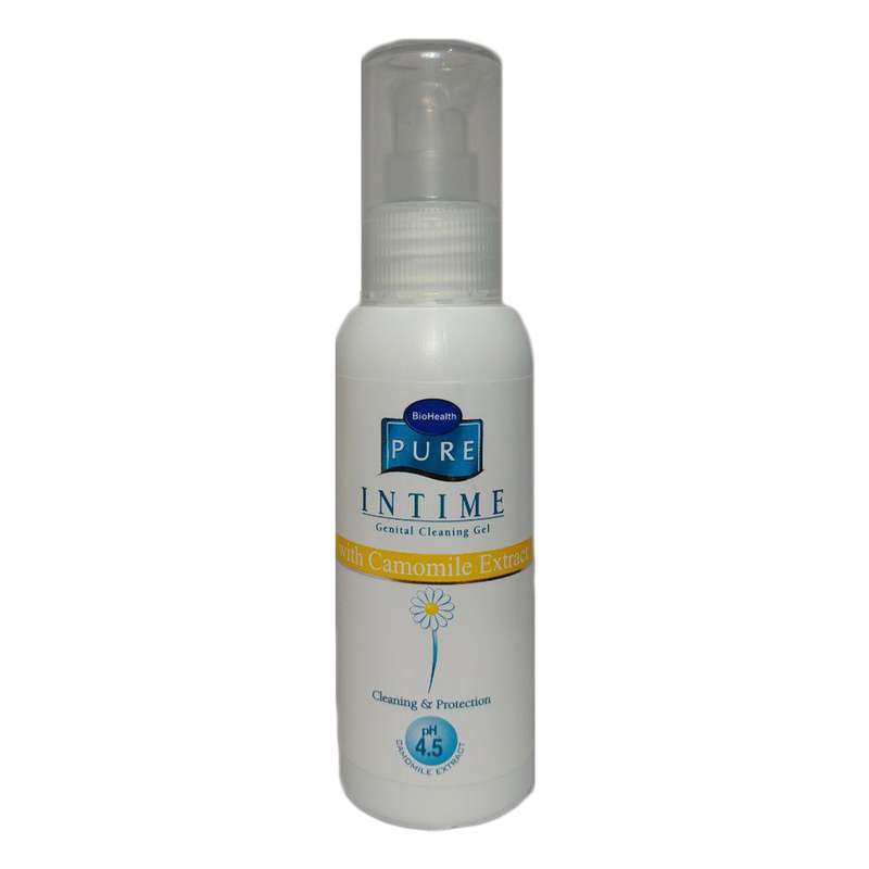 ژل بهداشتی بانوان پیور اینتایم مدل Camomile Extract حجم 100 میلی لیتر ژل بهداشتی بانوان پیور اینتایم مدل Camomile Extract حجم 100 میلی لیتر