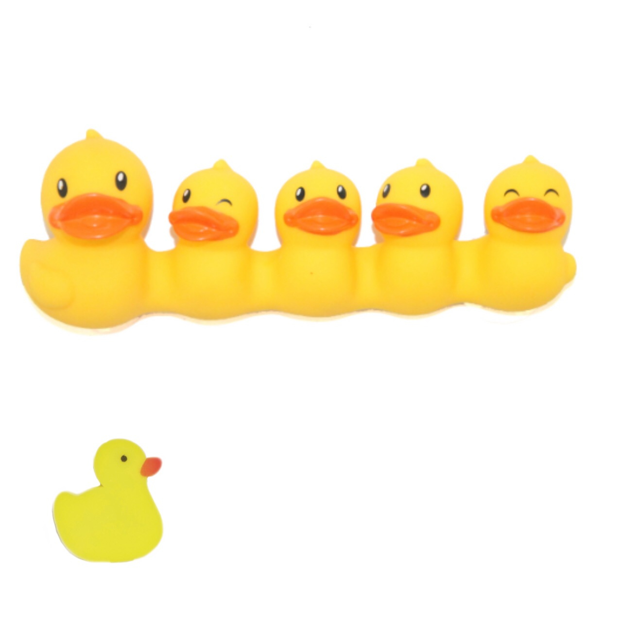 جامسواکی طرح جوجه اردک به همراه اسفنج حمام کودک Duck