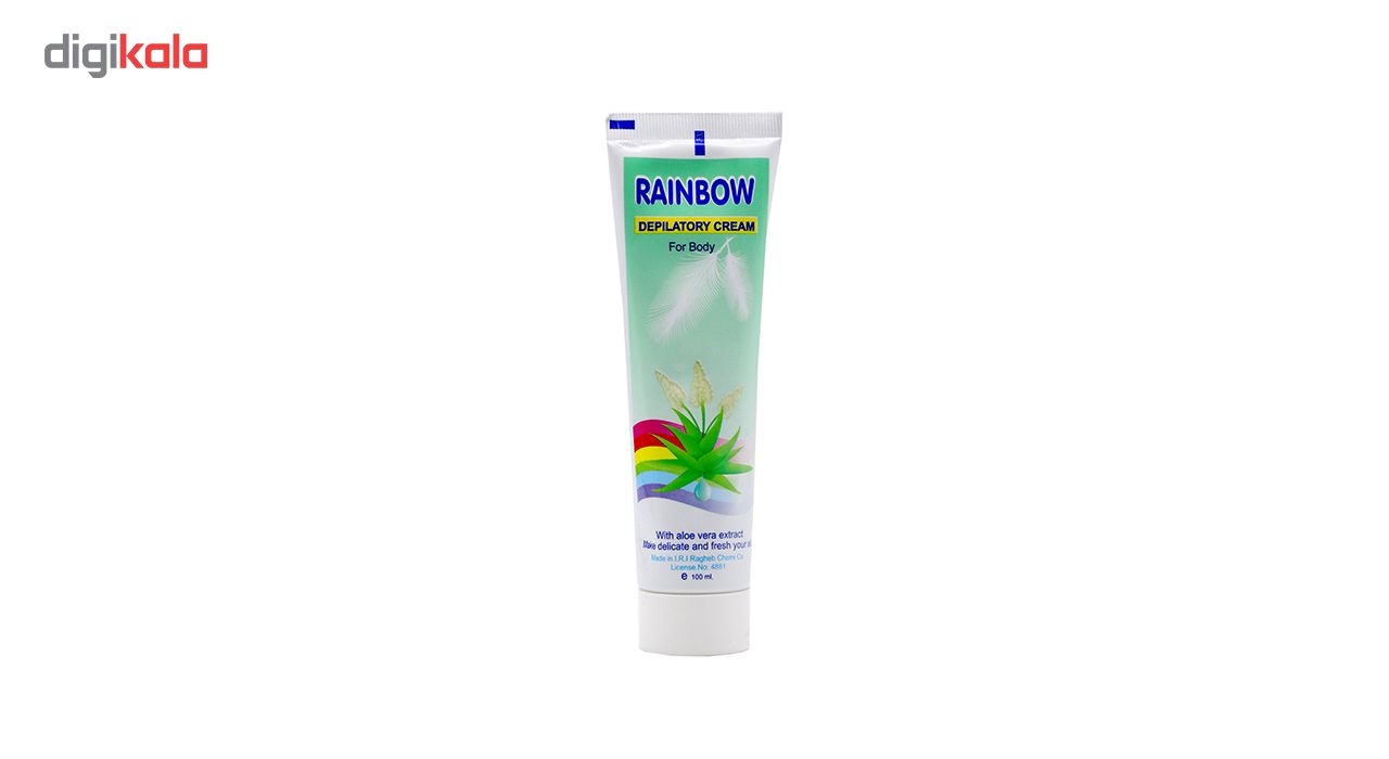 کرم واسپری موبر بدن رینبو مدل DEPILATORY CREAM حجم 100 میلی لیتر -  - 2