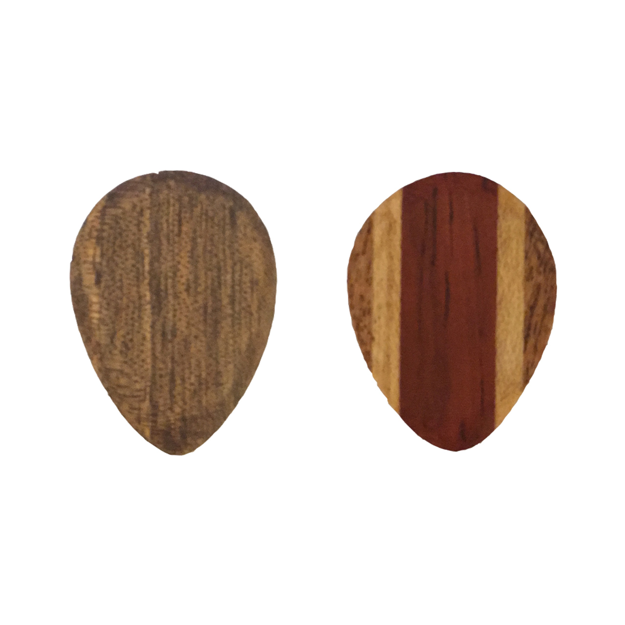 پیک چوبی  افرافر پادوک کهور ترکیبی و گردو  چوپیک طرح اشکی بسته 2 عددی