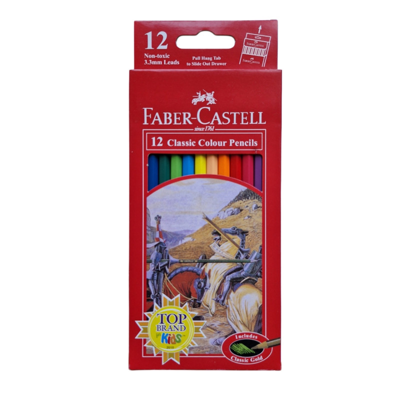 مداد رنگی 12 رنگ فابرکاستل کد 115852