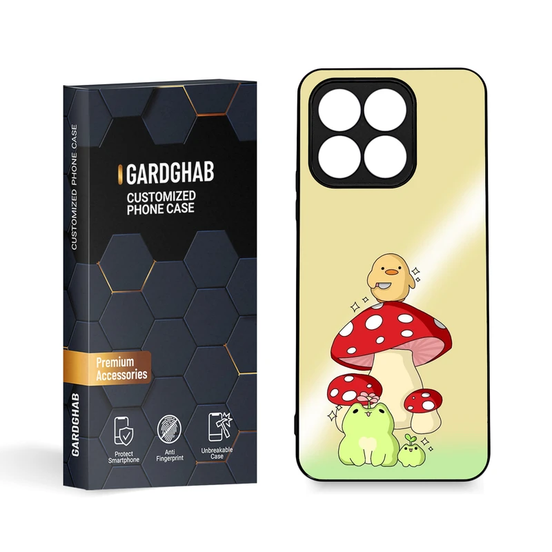 کاور گارد قاب مدل دورژله ای فانتزی مناسب برای گوشی موبایل آنر X8a 4G