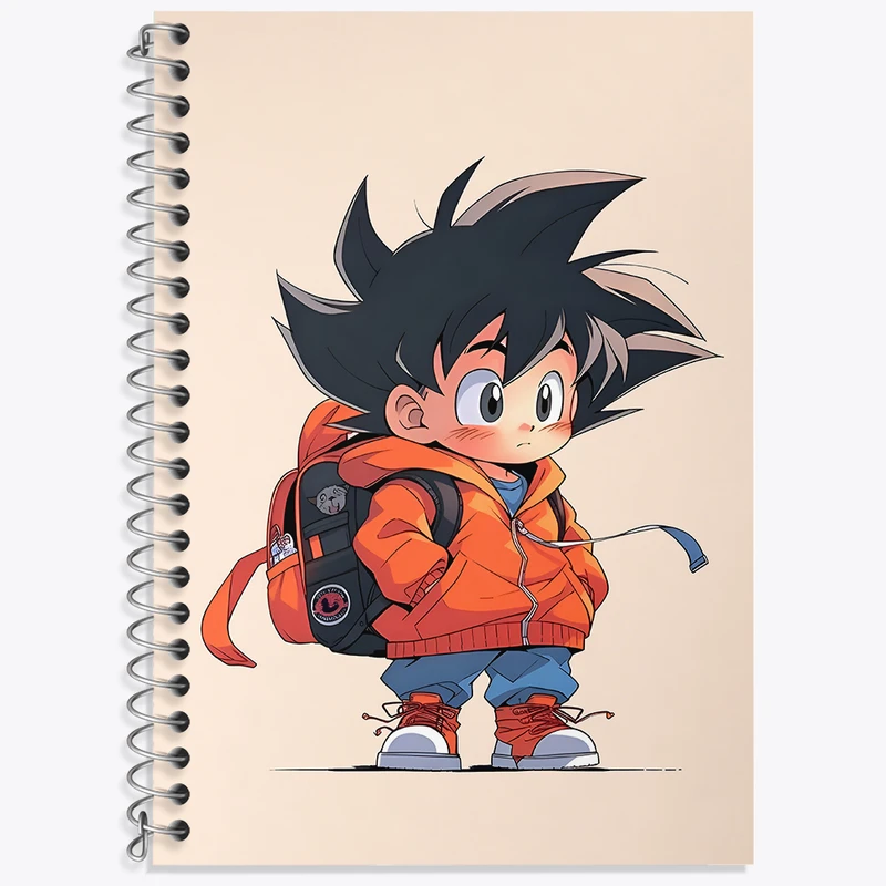 دفتر لغت 50 برگ خندالو طرح انیمه دراگون بال کد N5159