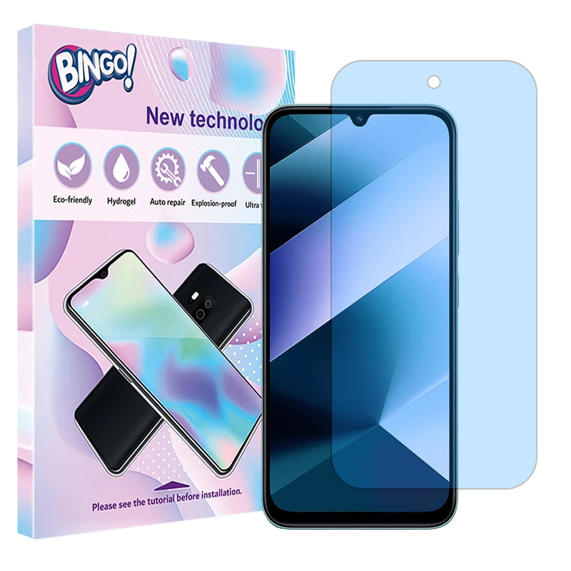 محافظ صفحه نمایش مات آنتی بلو بینگو مدل Tough مناسب برای گوشی موبایل شیائومی Poco C85 4G