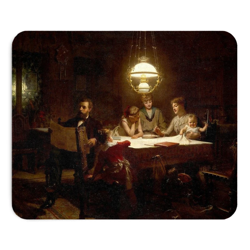 ماوس پد طرح خانواده سایز 19x24 سانتی متر