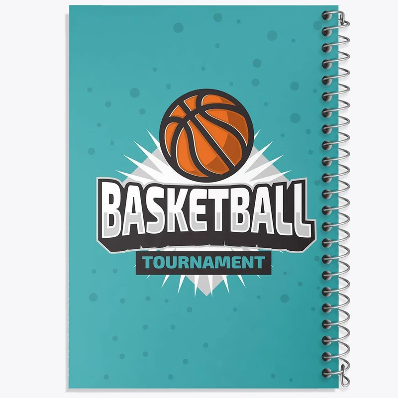 دفتر لیست خرید 50 برگ خندالو طرح بسکتبال Basketball کد 26464