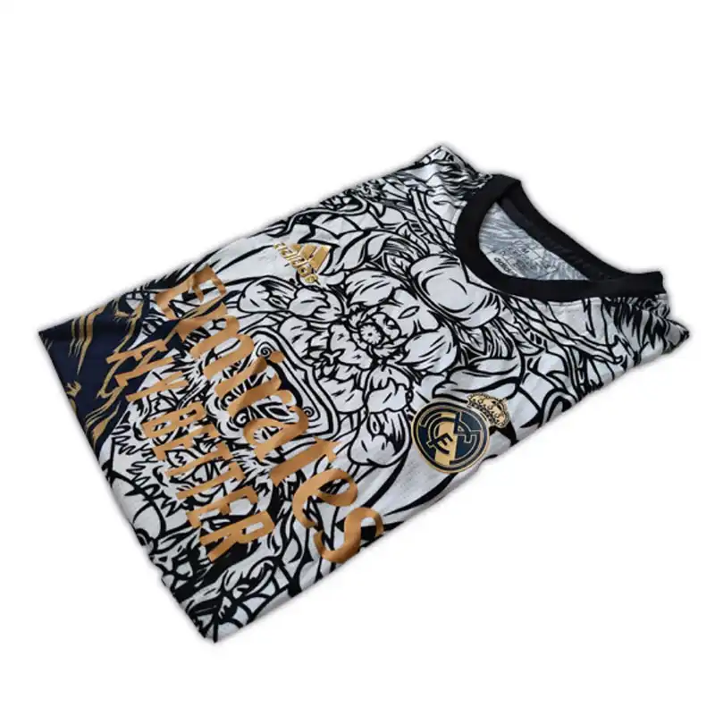 تی شرت ورزشی مردانه مدل رئال مادرید دراگون پلیری کد 2024