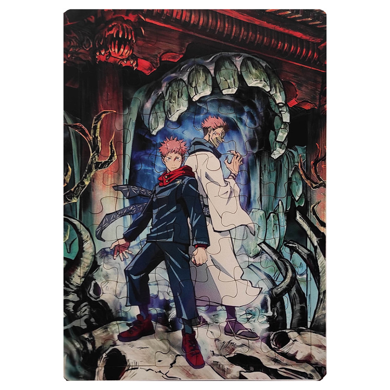 پازل 48 تکه مدل انیمه جوجوتسوکایسن Jujutsu Kaisen یوجی yuji