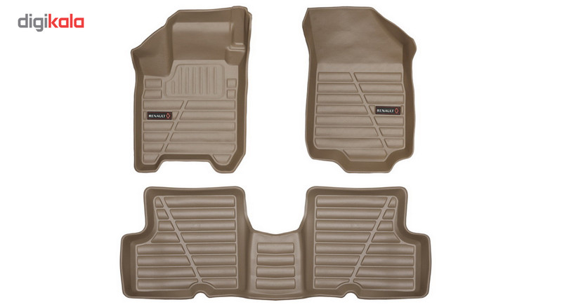 کفپوش سه بعدی چرمی خودرو لاستیک گیلان مناسب برای رنو ال 90