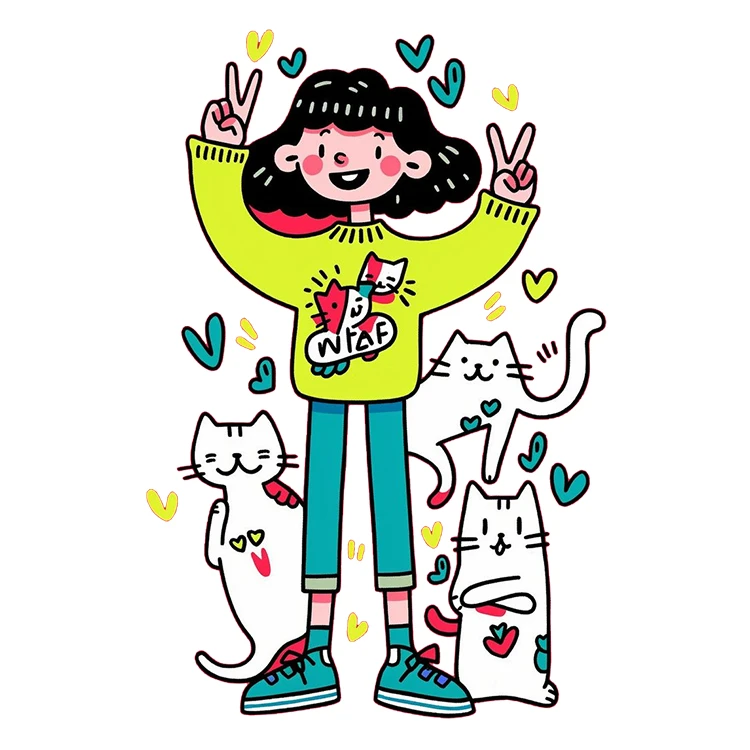 استیکر پارچه و لباس پاد آفرین مدل کارتونی کد S1678