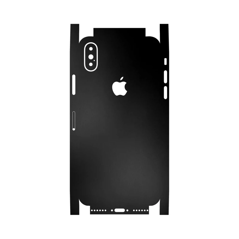 برچسب پوششی ماهوت مدل Black-Matte-FullSkin مناسب برای گوشی موبایل اپل iPhone X