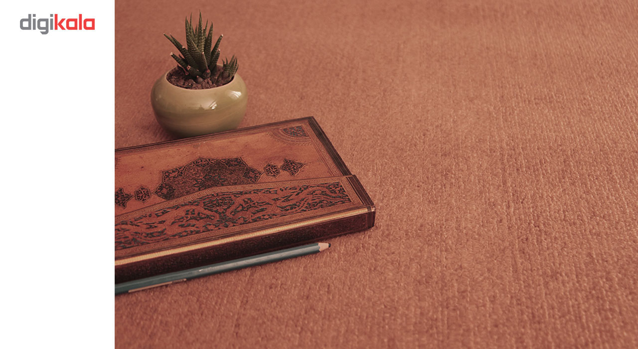 موکت سپاهان موکت طرح کبریتی زمینه شکلاتی کد021