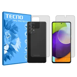HyGEL tecno clear screen protector suitable for Samsung Galaxy A52 mobile phone along with back protector