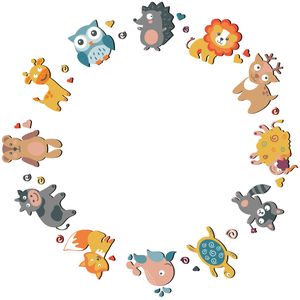 نقد و بررسی استیکر چوبی باروچین طرح حلقه حیوانات توسط خریداران