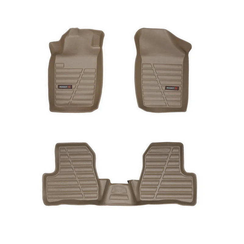 کفپوش سه بعدی چرمی خودرو لاستیک گیلان مناسب برای پژو 207