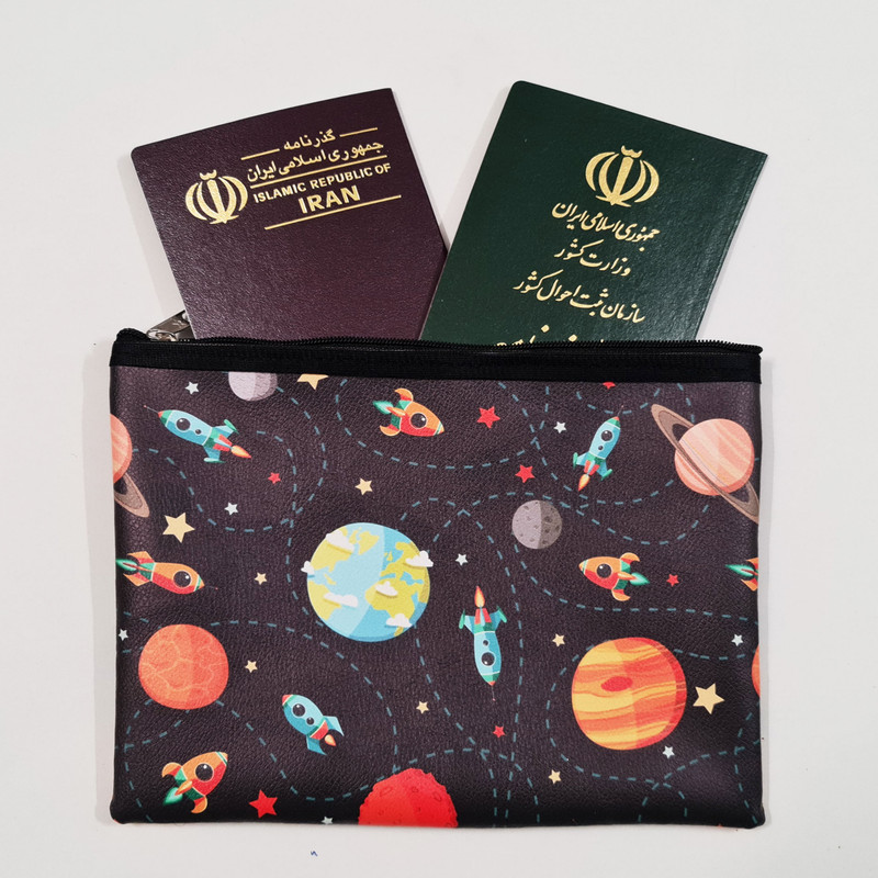 پوشه زیپدار طرح فضایی مدل LFA180210