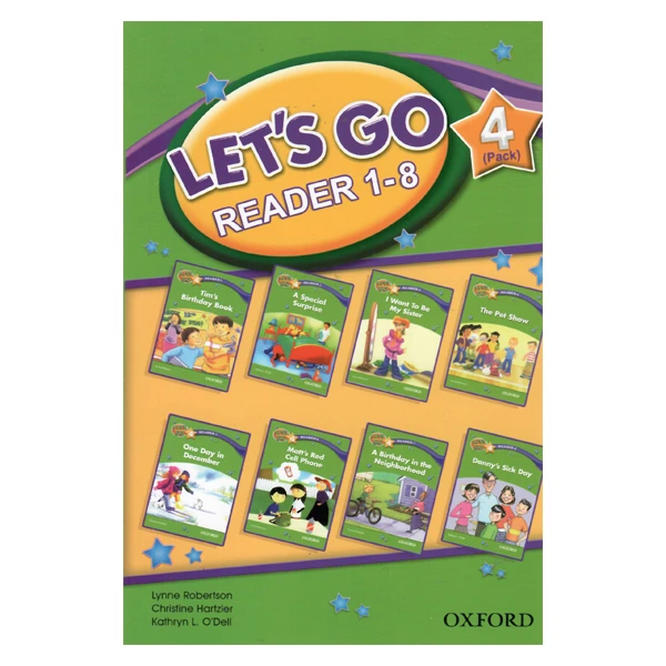 کتابLets Go Readers 1-8  اثر جمعی از نویسندگان انتشارات OXFORD