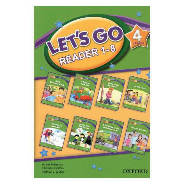 کتابLets Go Readers 1-8  اثر جمعی از نویسندگان انتشارات OXFORD
