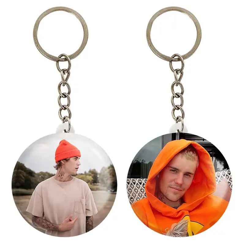 جاکلیدی خندالو مدل جاستین بیبر کد 1901719015 مجموعه 2 عددی