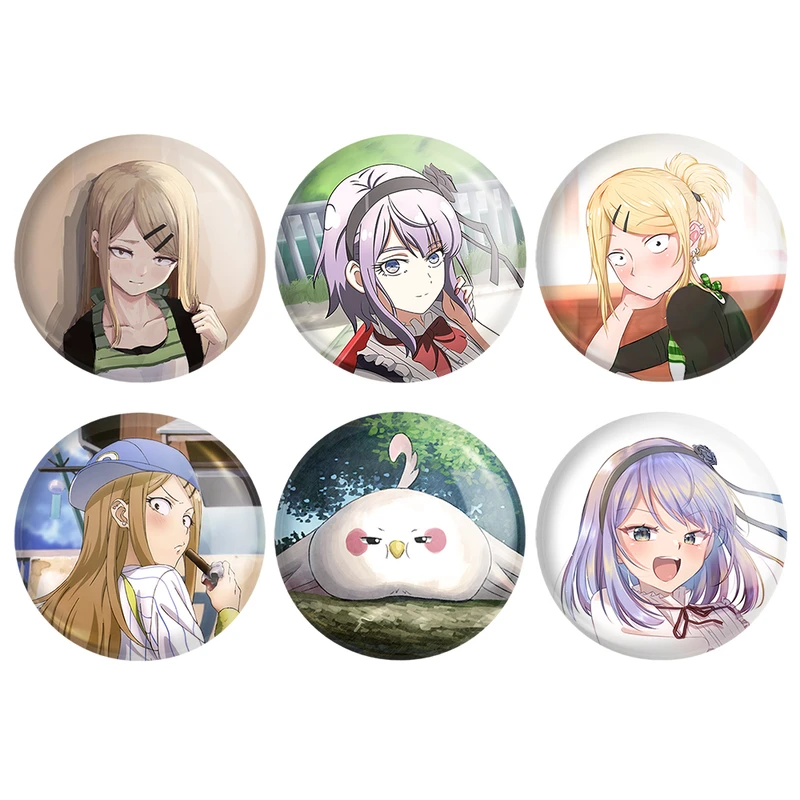 مگنت خندالو طرح انیمه داگاشی کاشی Dagashi Kashi کد 1379A مجموعه 6 عددی