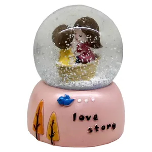 گوی موزیکال مدل Love طرح گنجشک و درخت کد A84869-18