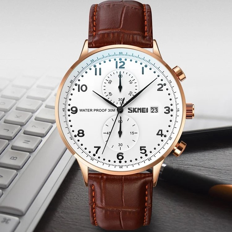 ساعت مچی عقربه‌ای مردانه اسکمی مدل 9301RGW