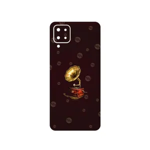 MAHOOT Gramophone Nostalgia Cover Sticker for Samsung Galaxy F12
