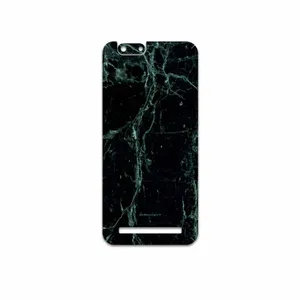 MAHOOT Graphite-Green-Marble Cover Sticker for PinePhone Kde Community Edition
