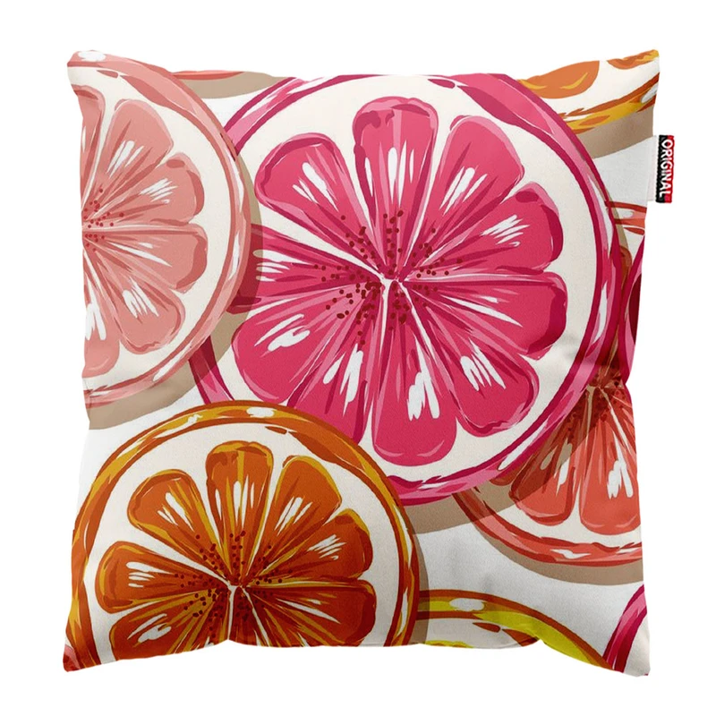  کوسن پاد آفرین طرح میوه کد 2879 سایز 30*30 سانتی متر