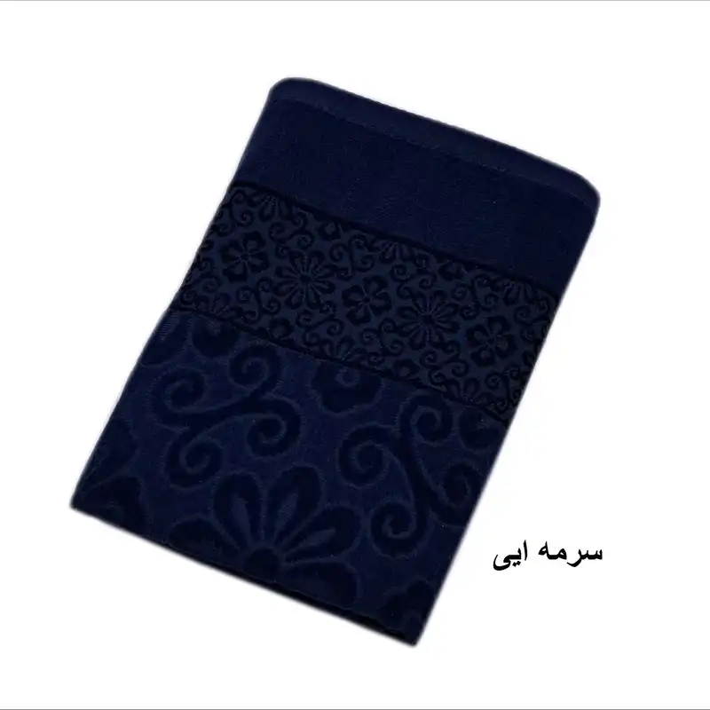 حوله استخری موردوم طرح گل ابریشم سایز 70x135 سانتی متر