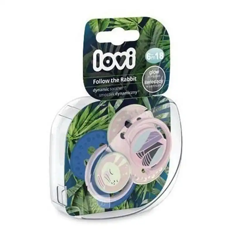 پستانک لاوی مدل follow the rabbit بسته 2 عددی