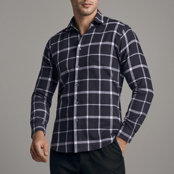 پیراهن آستین بلند مردانه برندس مدل 60277C01