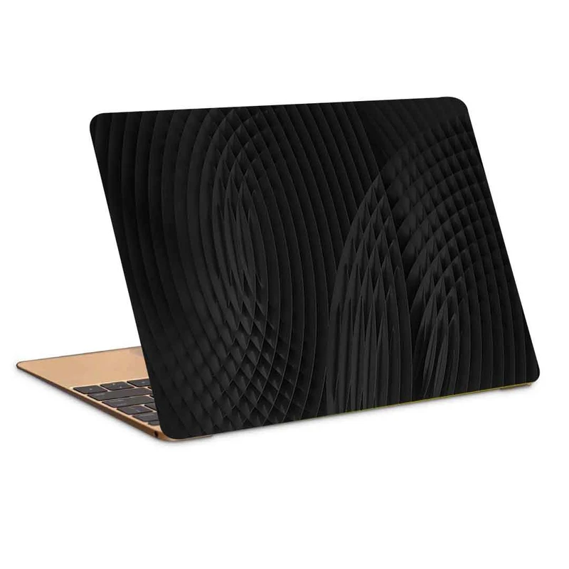 استیکر لپ تاپ طرح abstract black circular subtle geometric pattern 3d rendering illustrationکد c-22مناسب برای لپ تاپ 15.6 اینچ
