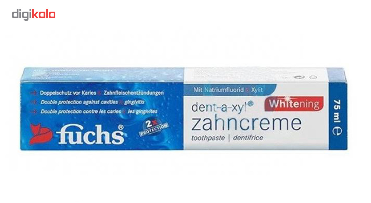 خمیردندان فوکس مدل Dent-a-xyl حجم 75 میلی لیتر
