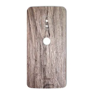 MAHOOT Walnut Texture Sticker for Motorola Moto G5 Plus