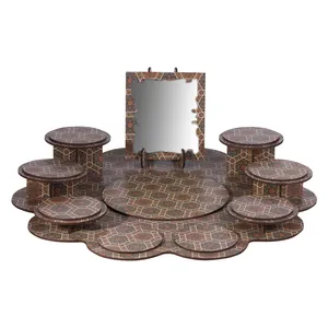 مجموعه ظروف هفت سین ۸ پارچه مدل جاودانه