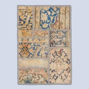 کلاژ فرش دستباف نیم متری مدل کرمان کد 13889