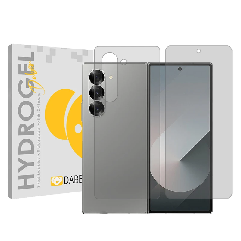 محافظ صفحه نمایش شفاف دبن مدل Tough مناسب برای گوشی موبایل سامسونگ Galaxy Z Fold6 به همراه محافظ پشت گوشی