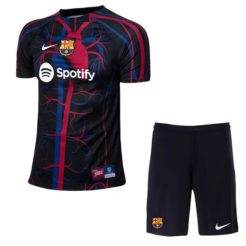 ست تیشرت و شلوارک ورزشی مردانه مدل بارسلونا Training 2024