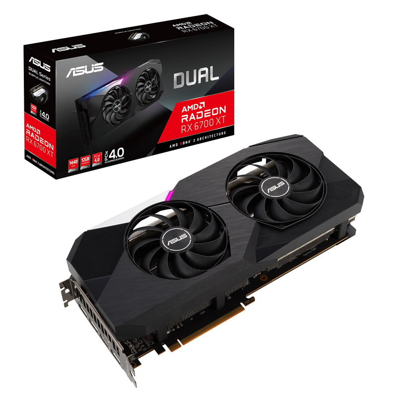 کارت گرافیک ایسوس مدل Dual RX 6700XT 2