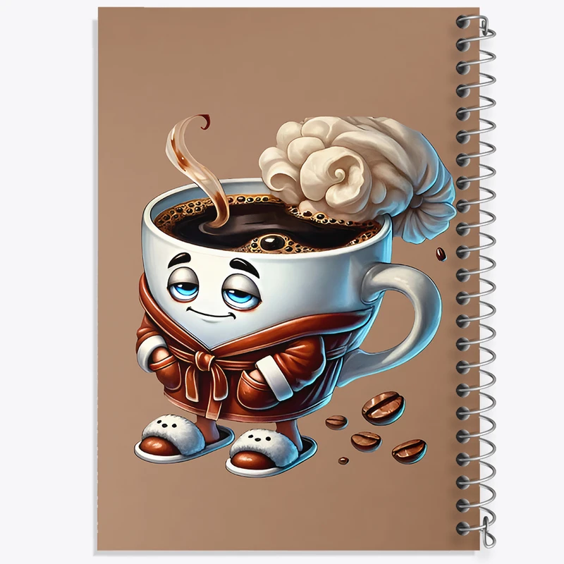 دفتر لیست خرید 50 برگ خندالو طرح فنجان قهوه کد N5946