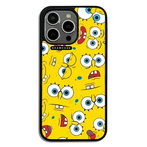 AKAM AMC-WA15PROMAX-SPONGE BOB5 Cover For Apple iPhone 15 Pro Max