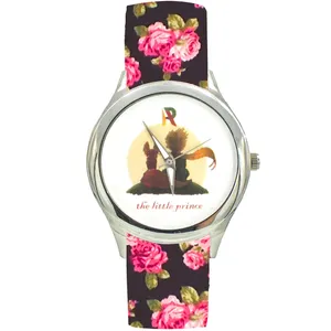 ساعت مچی عقربه ای زنانه مدل  بند پارچه ای کد 4306