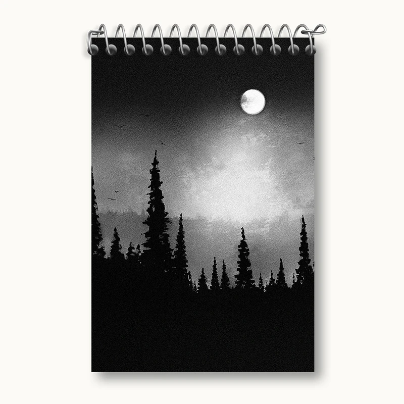 دفتر یادداشت 50 برگ خندالو مدل ماه  کد F328