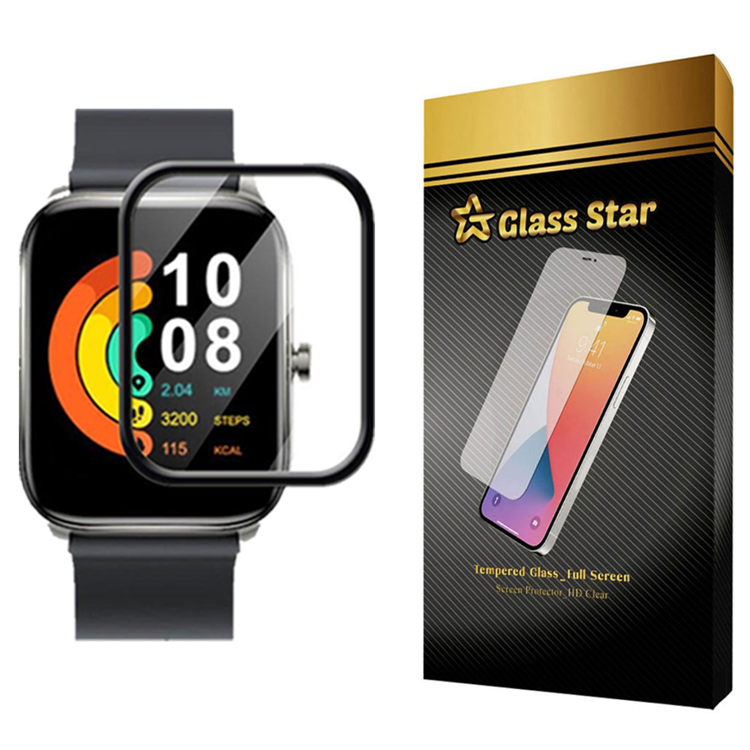 محافظ صفحه نمایش گلس استار مدل PMGA مناسب برای ساعت هوشمند هایلو GST