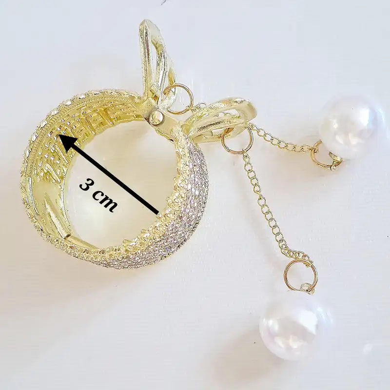 کلیپس مو زنانه مدل دم اسبی سامورایی آویزدار کد brg 1158