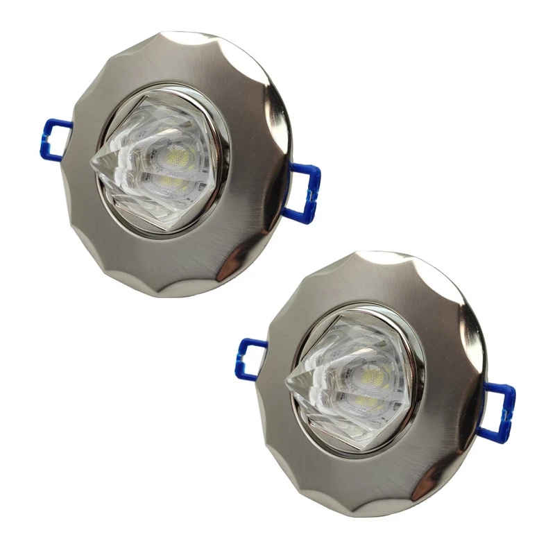 قاب چراغ هالوژن مدل الماس طرح فریم متحرک بسته 2 عددی 