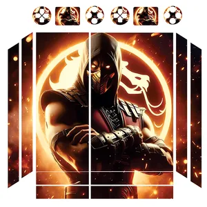 برچسب پلی استیشن ۴ فت مدل Mortal Kombat07 مجموعه 16 عددی