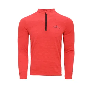 تی شرت ورزشی مردانه هیمالیا مدل نیم زیپ لایه میانی کد 003