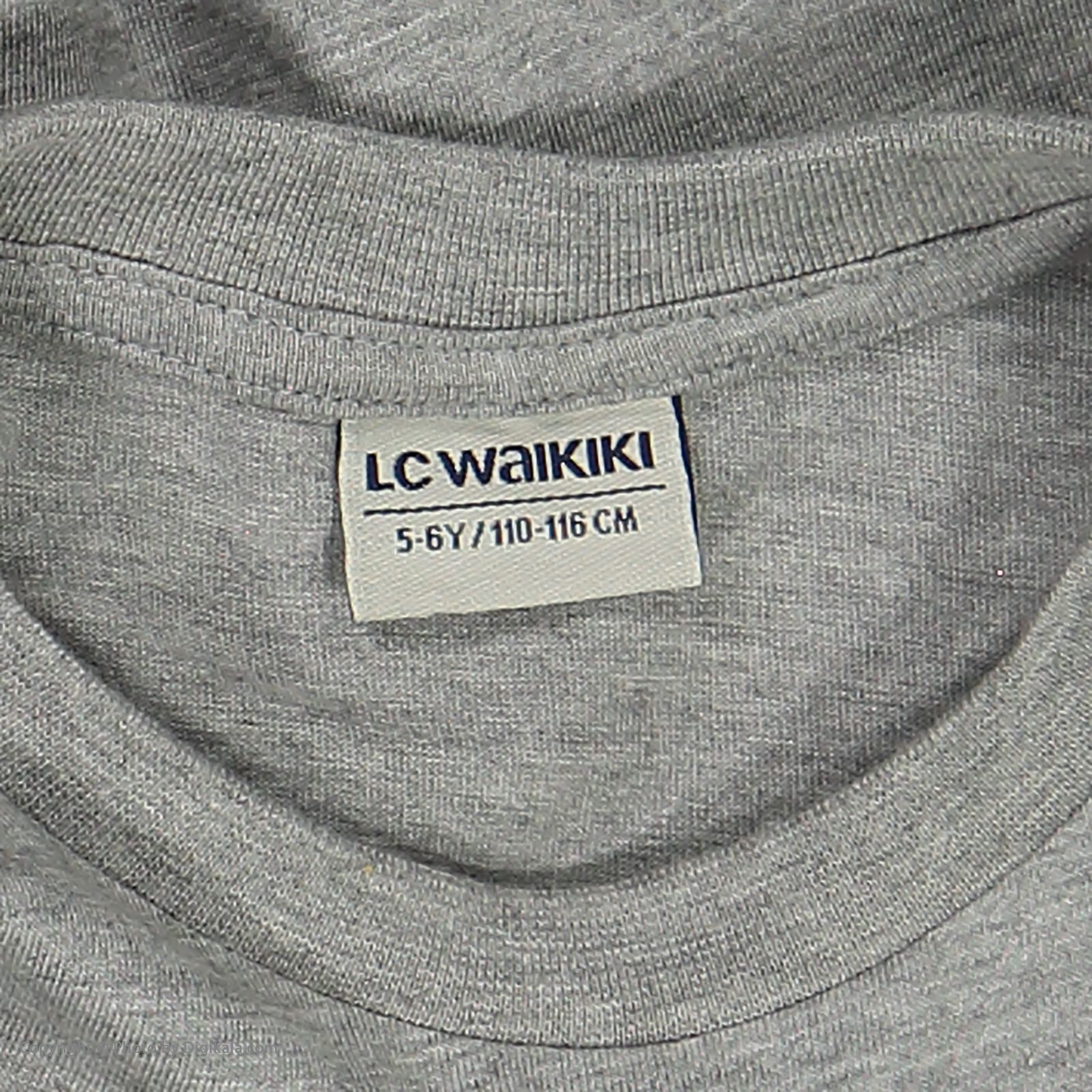 تی شرت پسرانه ال سی وایکیکی مدل 0SL962Z4-L8N-ANTHRACITEMELAN -  - 4